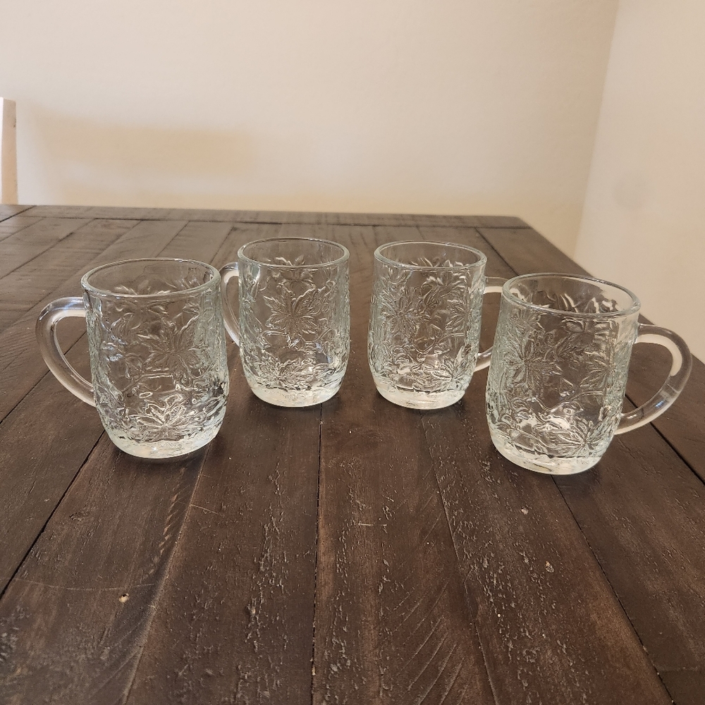 Fantasia Crystal Cafe Mugs Set of 4